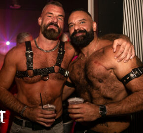 Sexy hairy men captivate at Palm Springs.
